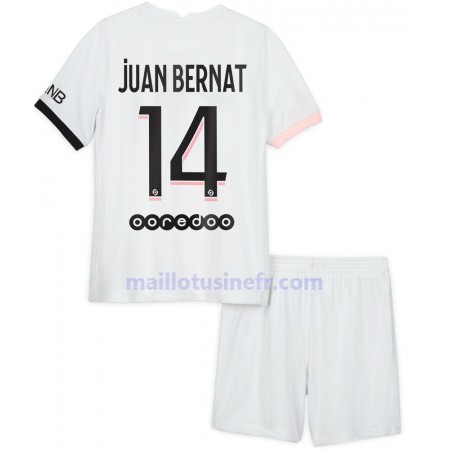 Maillot de Foot Paris Saint-Germain Juan Bernat 14 Extérieur 2021-22 - Enfant
